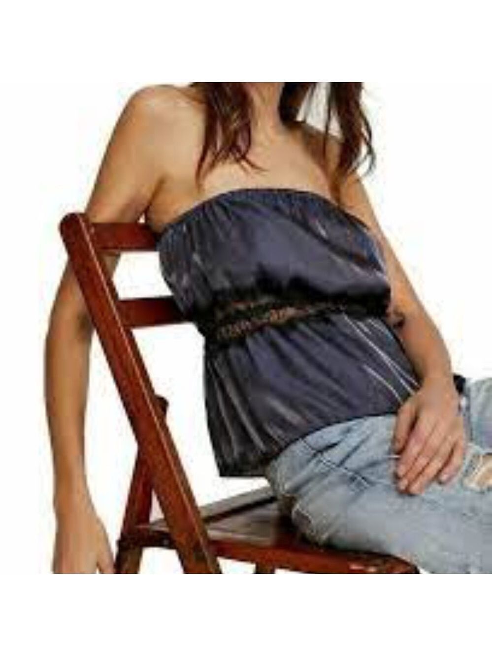 Free People Telling You Strapless Top